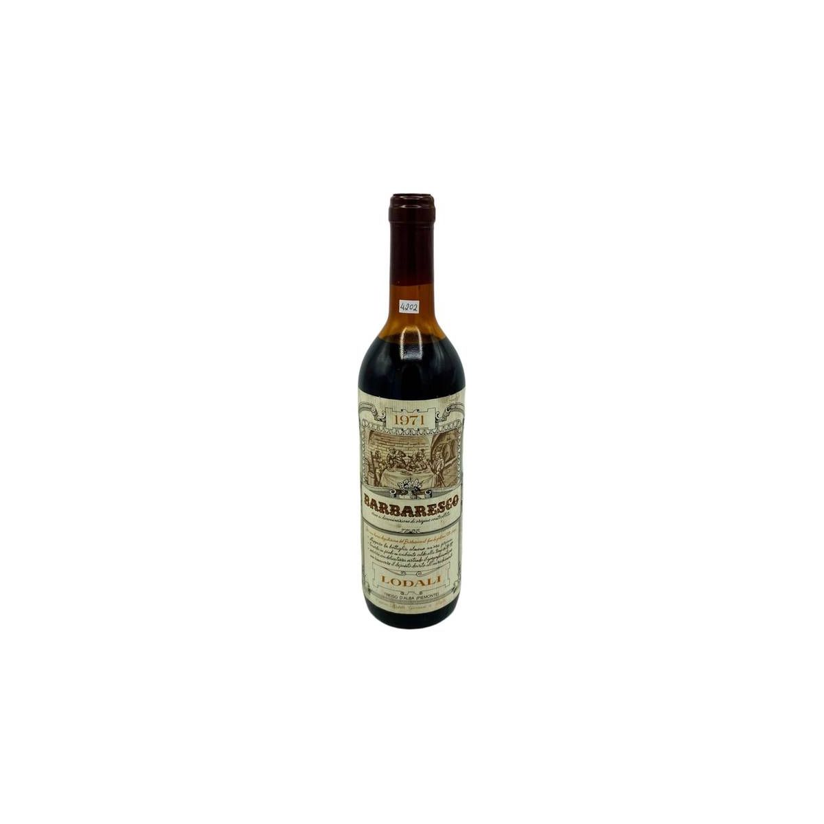 Vintage Bottle - Lodali Barbaresco DOC 1971 0,75 lt. - COD. 4202