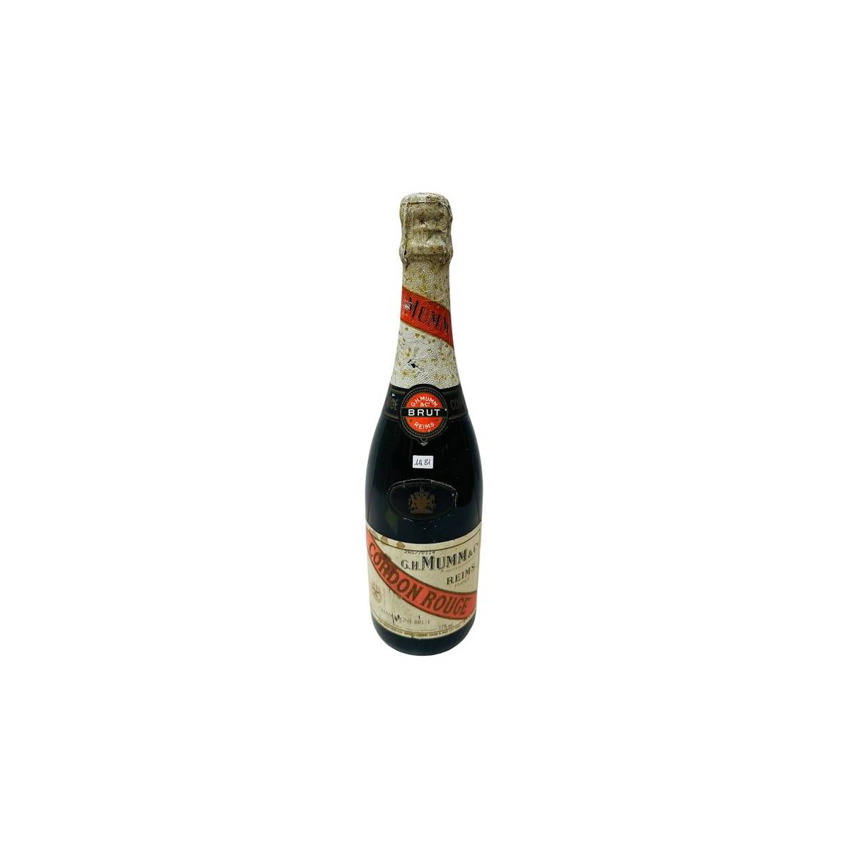 Vintage Bottle - G.H. Mumm Champagne AOC Cordon Rouge Vecchia Sboccatura 0,75 lt. - COD. 11181