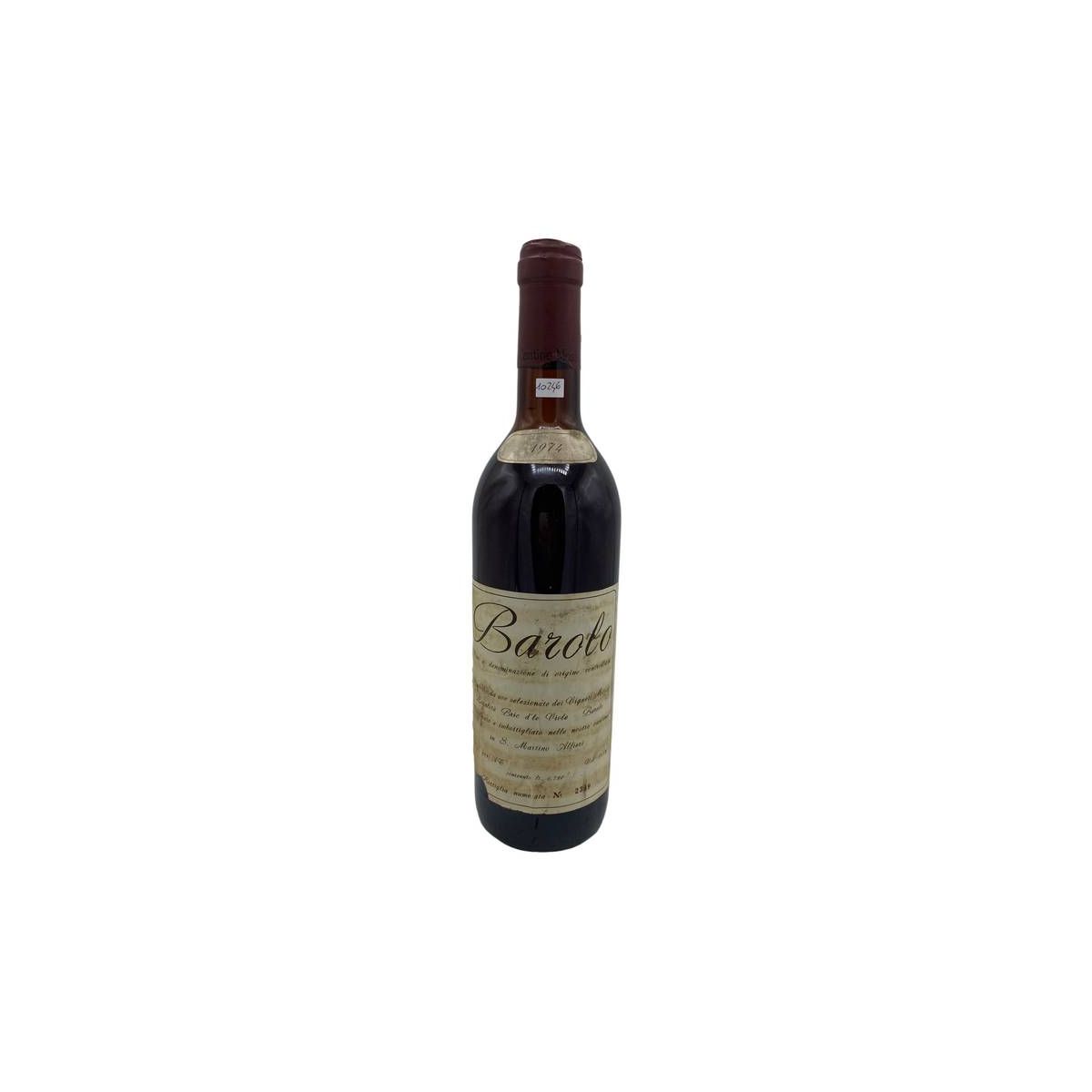 Vintage Bottle - Cantine Mosso Barolo DOC 1974 0,72 lt. - COD. 10246