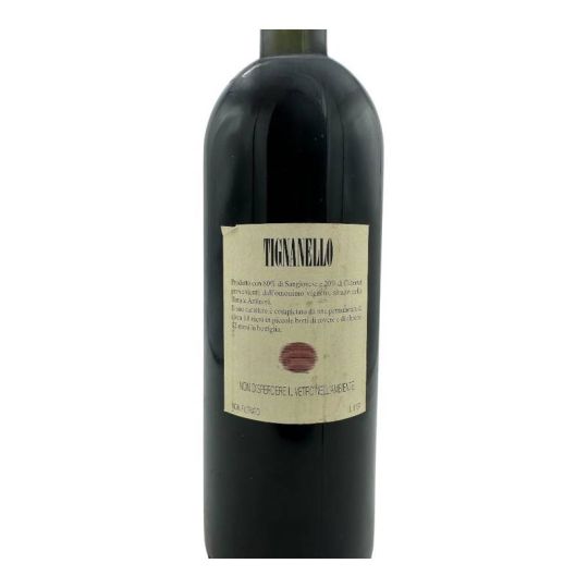 Vintage Bottle - Marchesi Antinori Vino da Tavola della Val di Pesa Tignanello 1977 0,75 lt. - COD. 11399