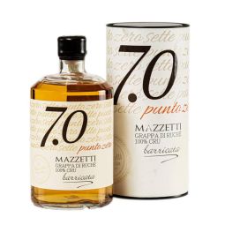 Mazzetti d'Altavilla - Grappa di Ruchè 7.0 100% Cru Barricata 0,70 lt. + Box Cilindro