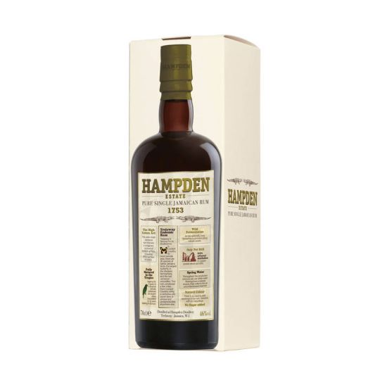 Hampden Distillery - Pure Single Jamaica Rum 1753 0,70 lt. + Box