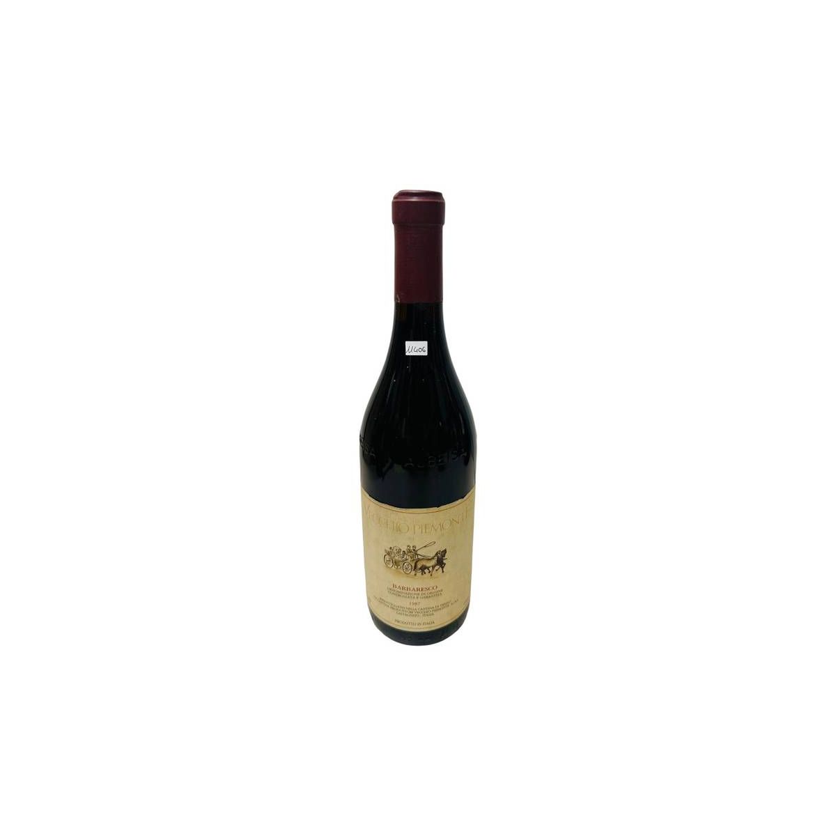 Vintage Bottle - Vecchio Piemonte Barbaresco DOCG 1987 0,75 lt. - COD. 11406