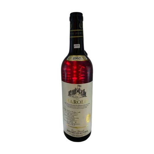 Vintage Bottle - Bruno Giacosa Barolo DOC CRU Vigna Rionda di Serralunga d'Alba 1967 0,72 lt. - COD. 10517
