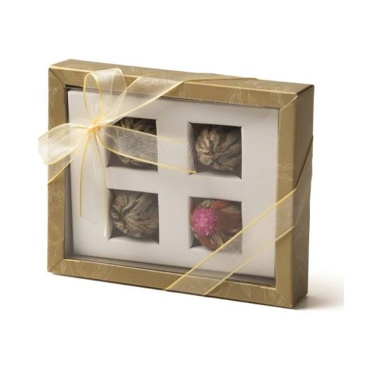 Meridiani Bouquet - Confezione Regalo 4 Blooming Teas / Nidi di The 28 gr.