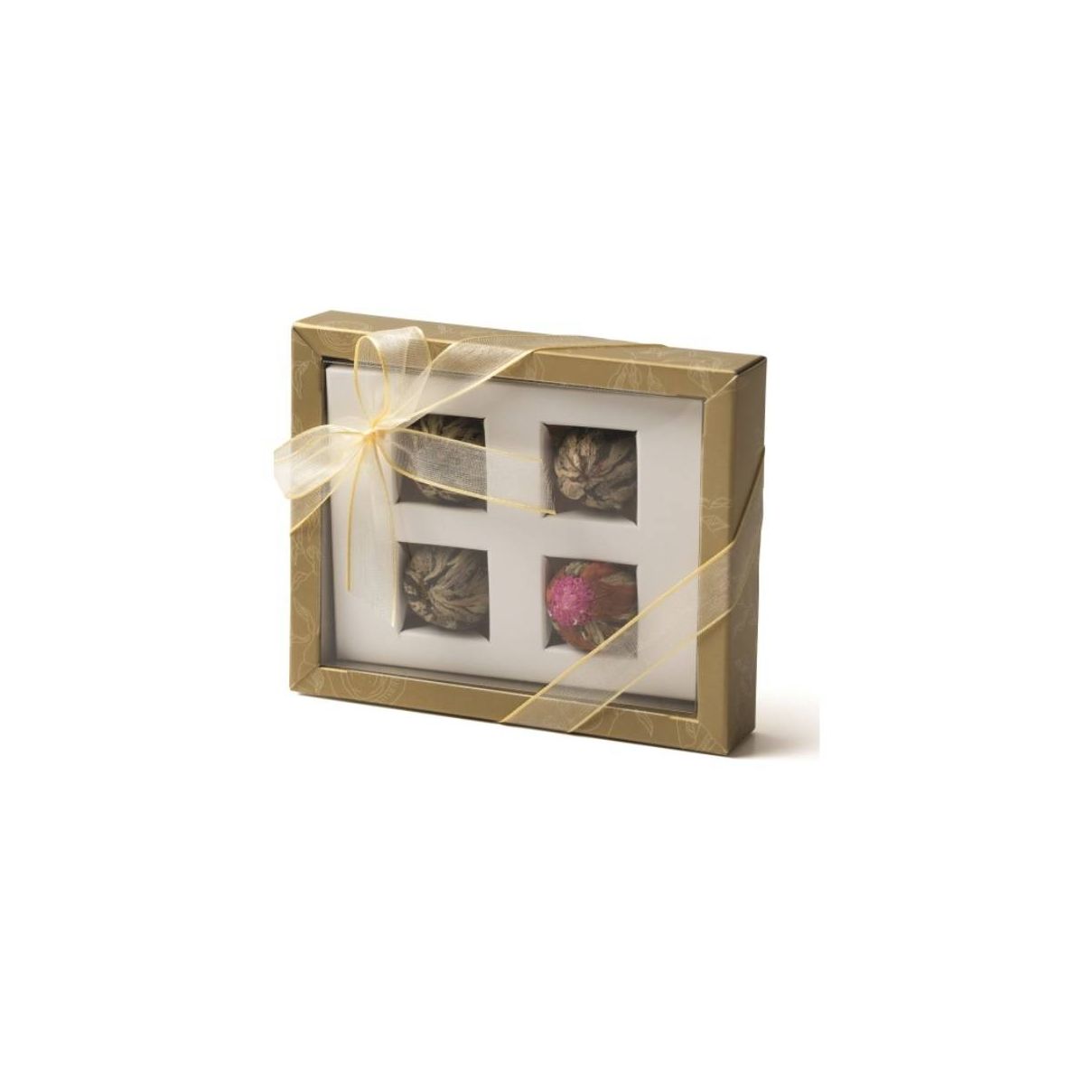 Meridiani Bouquet - Confezione Regalo 4 Blooming Teas / Nidi di The 28 gr.