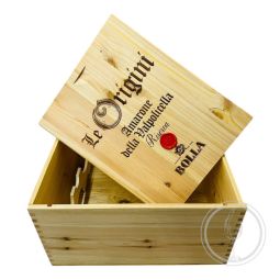 Cassetta Legno VUOTA Bolla Amarone della Valpolicella Riserva Le Origini da 6 bottiglie