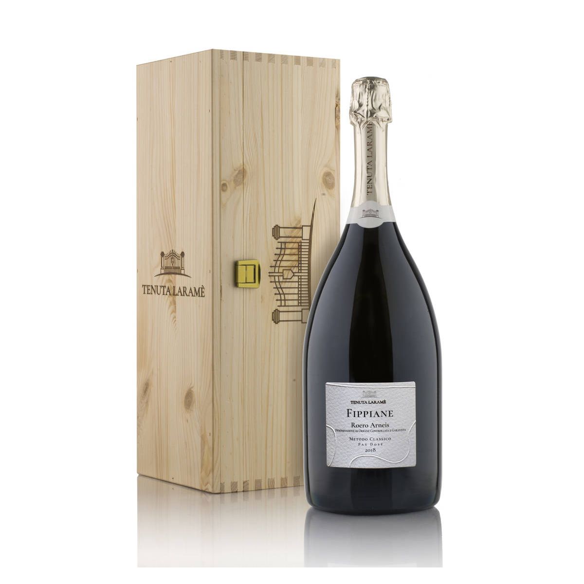Tenuta Laramè - Metodo Classico Roero Arneis DOCG Fippiane 2019 Pas Dosè 1,5 lt. MAGNUM + Box Legno