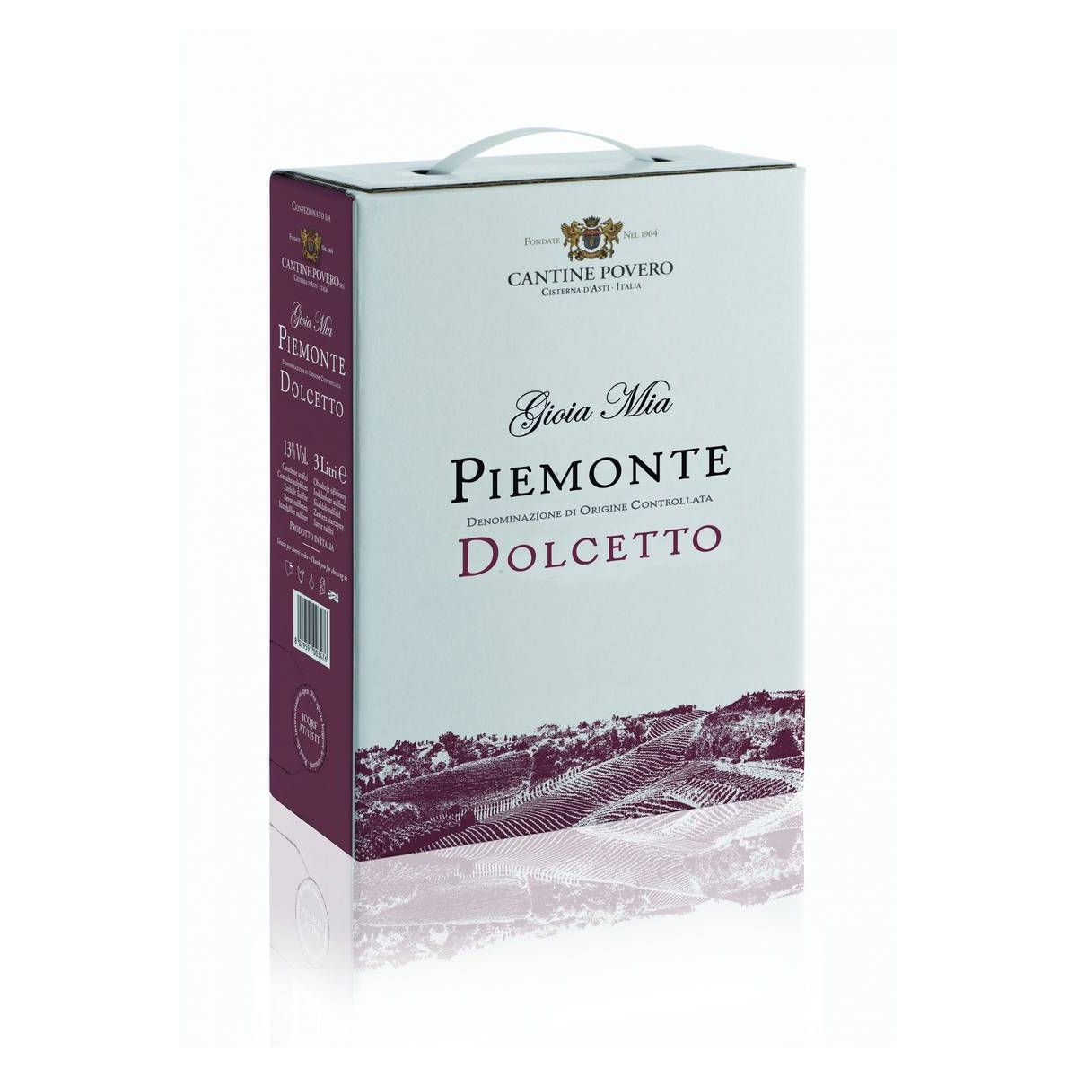 Cantine Povero - Bag In Box 3 lt. Piemonte Dolcetto DOC Gioia Mia