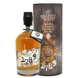 Mazzetti d'Altavilla - Grappa 1789 Grappa di Barolo Bourbon Cask Finish 0,50 lt.