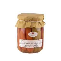 Brezzo - Giardiniera in Agrodolce lavorata dal fresco 560 gr.