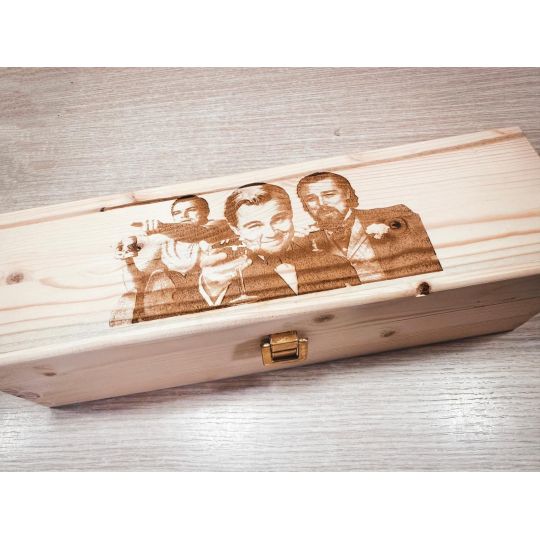 Cassetta di legno Personalizzata con Incisione Laser - Enoteca Bevi Bene