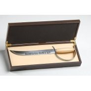 Renoir - Sciabola da Sommelier in cassa legno + Incisione Laser Personalizzata