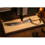 Sciabola da Sommelier in cassa legno + Incisione Laser Personalizzata - Enoteca Bevi Bene