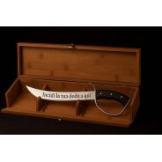 Renoir - Sciabola da Sommelier Design Moderno con Cassetta in Legno + Incisione laser personalizzata