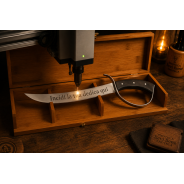 Sciabola da Sommelier Design Moderno con Cassetta in Legno + Incisione laser personalizzata - Enoteca Bevi Bene