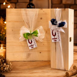 Wooden wine bottle box (various sizes)