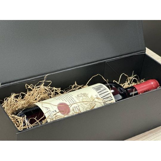 Astuccio rigido Luxury Serigrafato per 1 bottiglia chiusura calamitata (vuoto)
