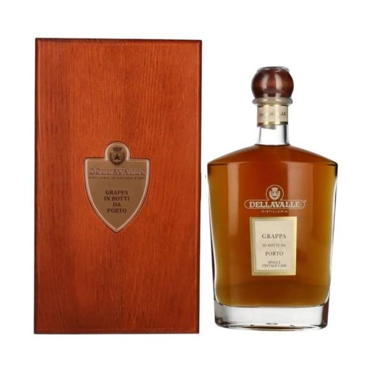 Distilleria Dellavalle - Grappa Affinata in Botti da Porto Single Vintage Cask 0,70 lt. + Box Legno