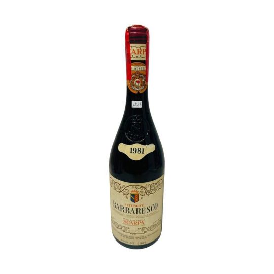 Vintage Bottle - Scarpa Barbaresco DOCG Tettineive 1981 0,75 lt. - COD. 11442