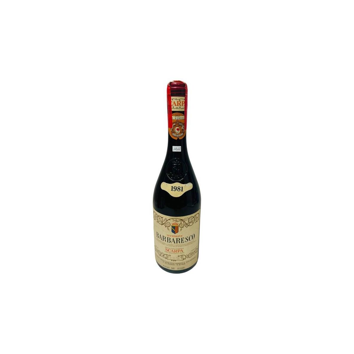 Vintage Bottle - Scarpa Barbaresco DOCG Tettineive 1981 0,75 lt. - COD. 11442