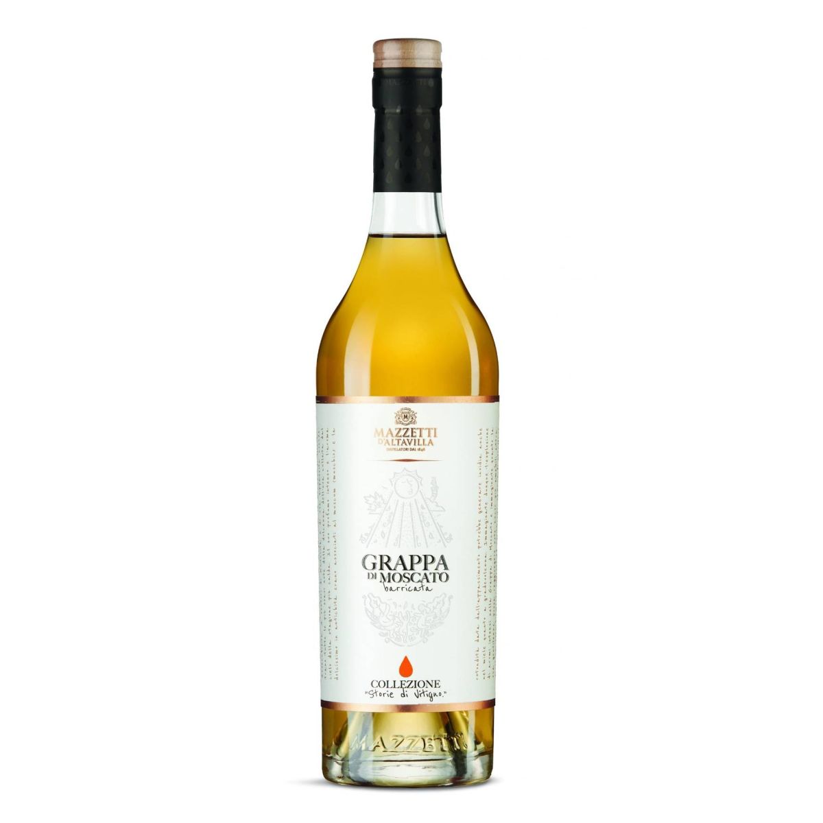 Mazzetti d'Altavilla - Storie di Vitigno Grappa di Moscato Barricata 0,70 lt.