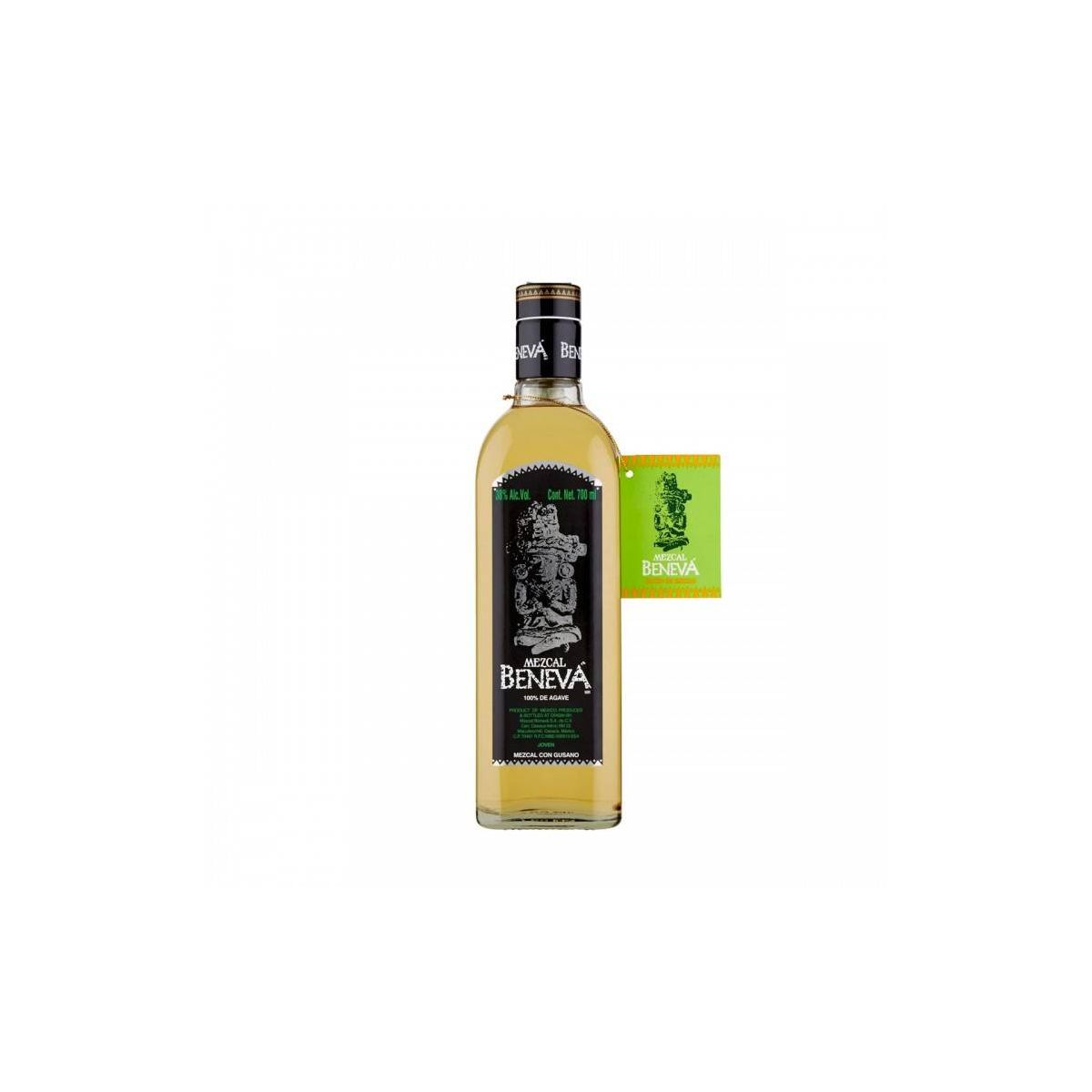 Beneva - Mezcal with Agave Worm 100% Agave 0,70 lt.