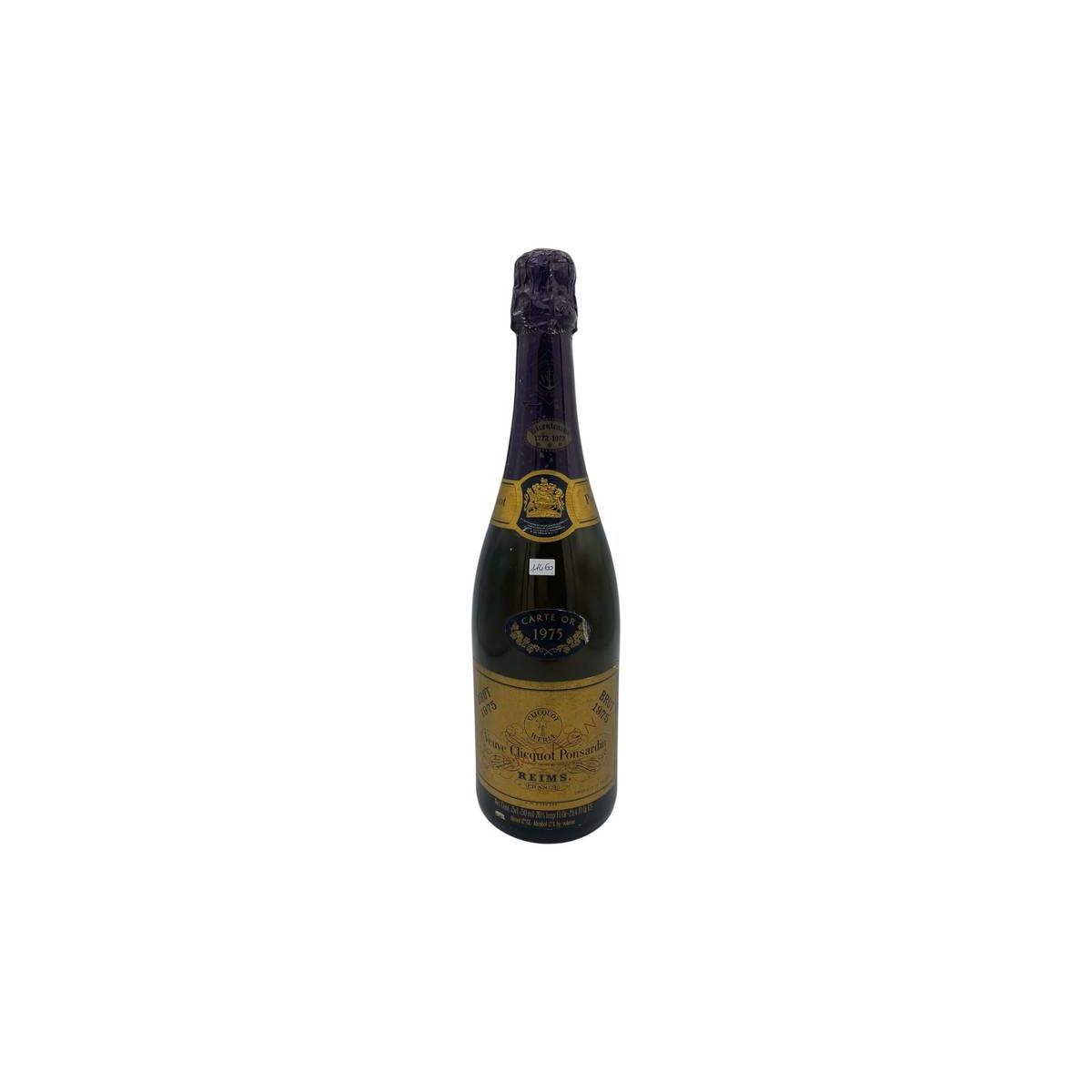 Vintage Bottle - Veuve Clicquot Ponsardin Champagne AOC Carte Or 1975 Brut 0,75 lt. - COD. 11460