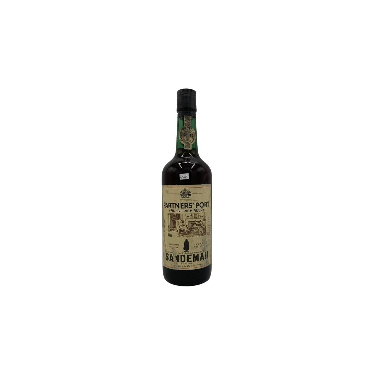 Vintage Bottle - Sandeman Partner's Port Finest Rich Ruby 0,75 lt. 50s / 60s - COD. 6003