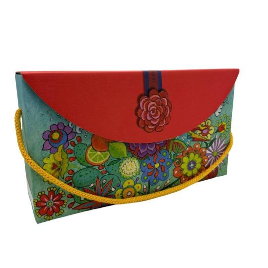 Donnafugata - Confezione Regalo porta 2 bt Donnafugata City Bag Fiori (Vuota bt NON incluse)