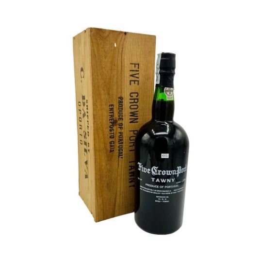 Vintage Bottle - C. da Silva Five Crown Port Tawny 1,5 lt. MAGNUM + Box Legno - COD. 5871