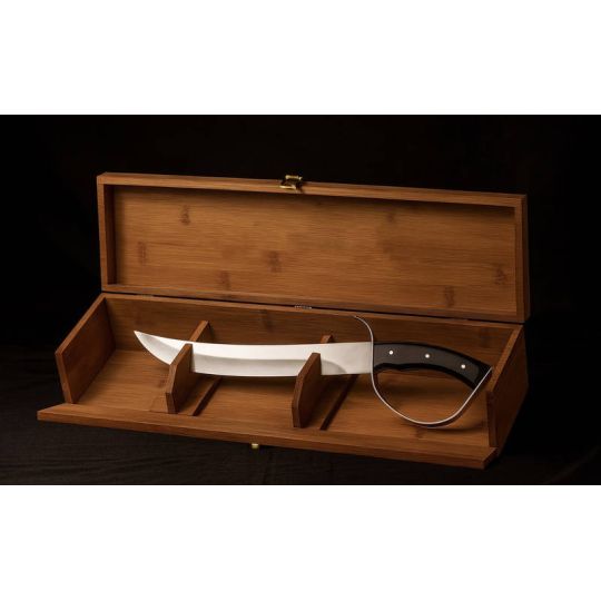 Renoir - Sciabola da Sommelier Design Moderno con Cassetta in Legno