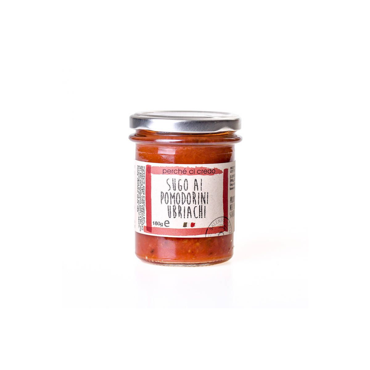 Perchè Ci Credo - Sugo di Pomodorini Ubriachi al Vino Primitivo 180 gr.