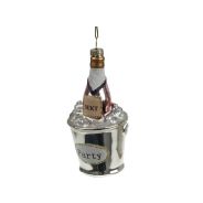 Werner Voss - Decorazione Natalizia per Albero di Natale Glass Hanger Champagne (1 pz.)