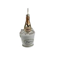 Werner Voss - Decorazione Natalizia per Albero di Natale Glass Hanger Champagne (1 pz.)