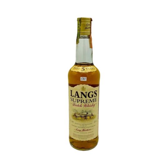 Vintage Bottle - Langs Brothers Supreme Scotch Whisky Langs Supreme 5 y 0,70 lt. - COD. 5900