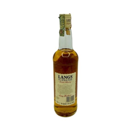 Vintage Bottle - Langs Brothers Supreme Scotch Whisky Langs Supreme 5 y 0,70 lt. - COD. 5900