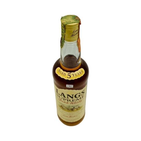 Vintage Bottle - Langs Brothers Supreme Scotch Whisky Langs Supreme 5 y 0,70 lt. - COD. 5900