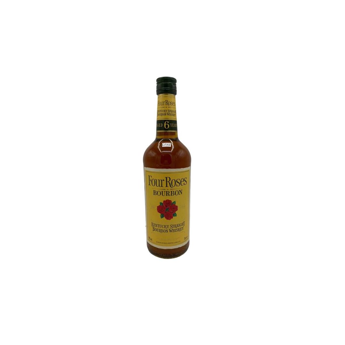 Four Roses Kentucky Straight Bourbon Whiskey 6 y 0,70 lt. (old version) - COD. 6178