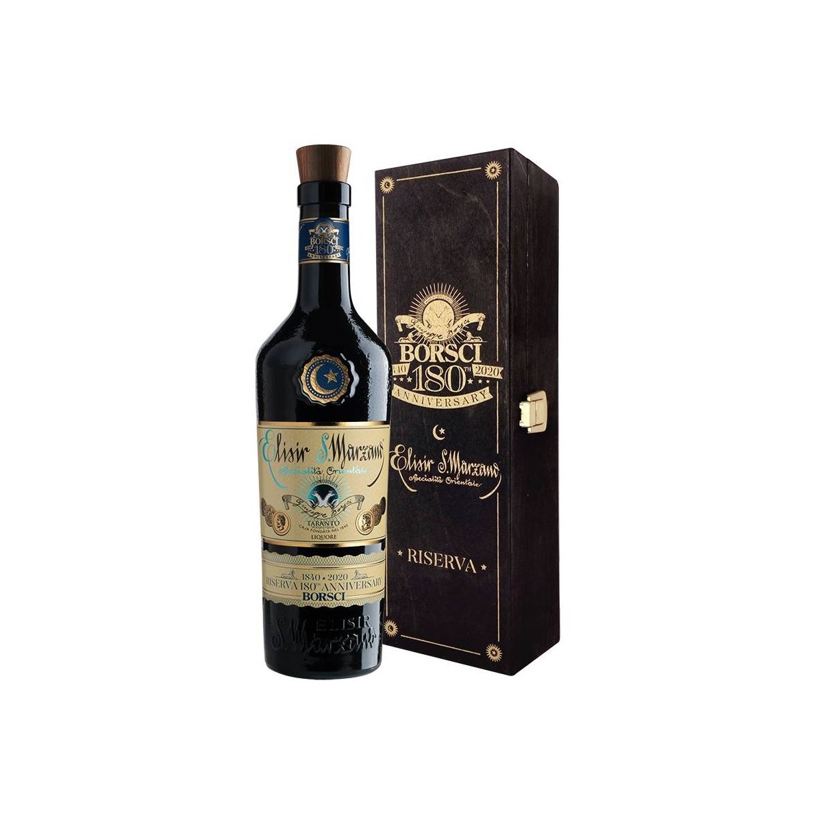 Caffo - Borsci Elisir S.Marzano Riserva 180th Anniversary 0,70 lt. + Box