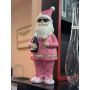 Werner Voss - Statuetta Ornamentale Babbo Natale & Wine Pink