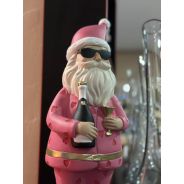 Werner Voss - Statuetta Ornamentale Babbo Natale & Wine Pink