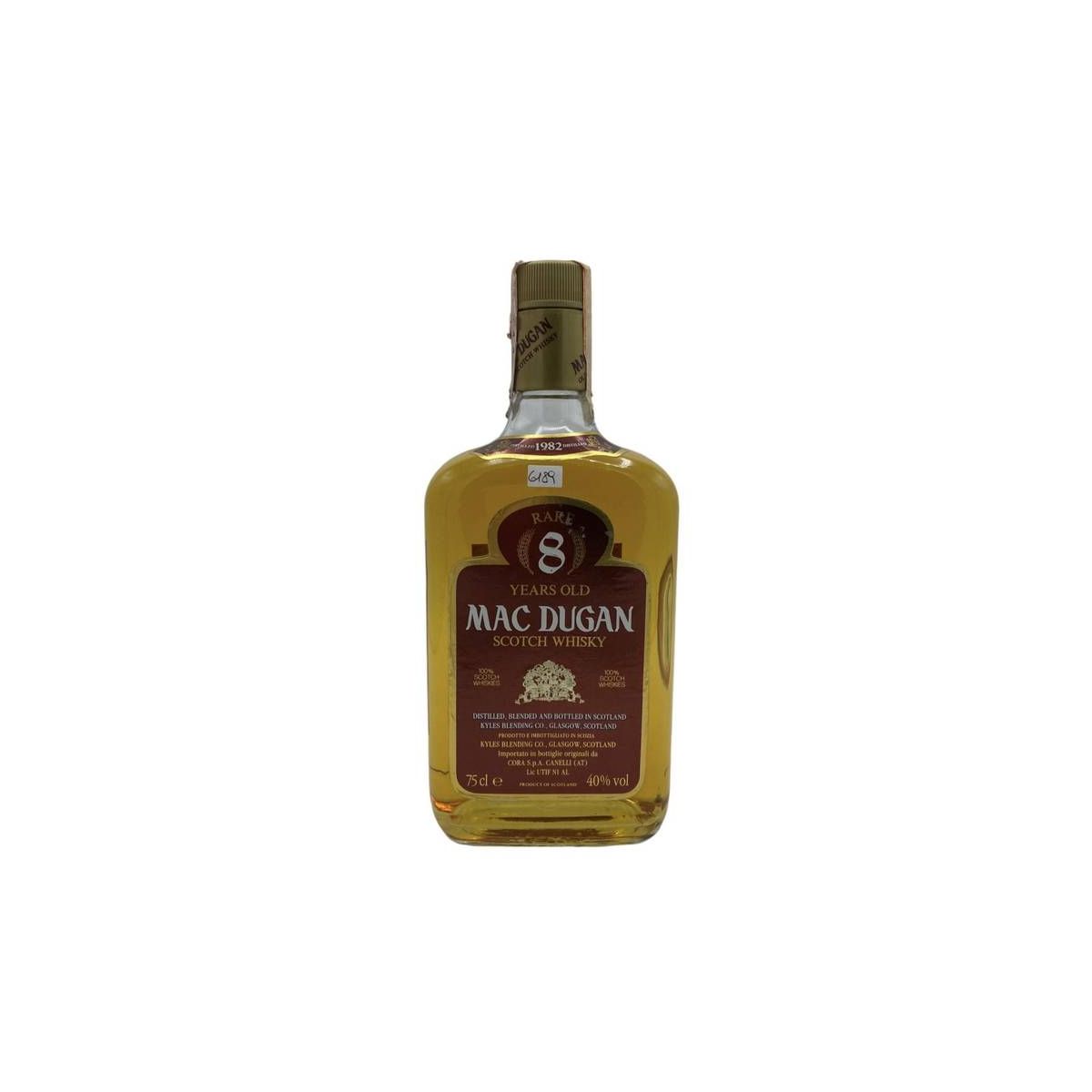 Kiles Blending Co. - Scotch Whisky Mac Dugan 8 y 1982 0,75 lt. - COD. 6189