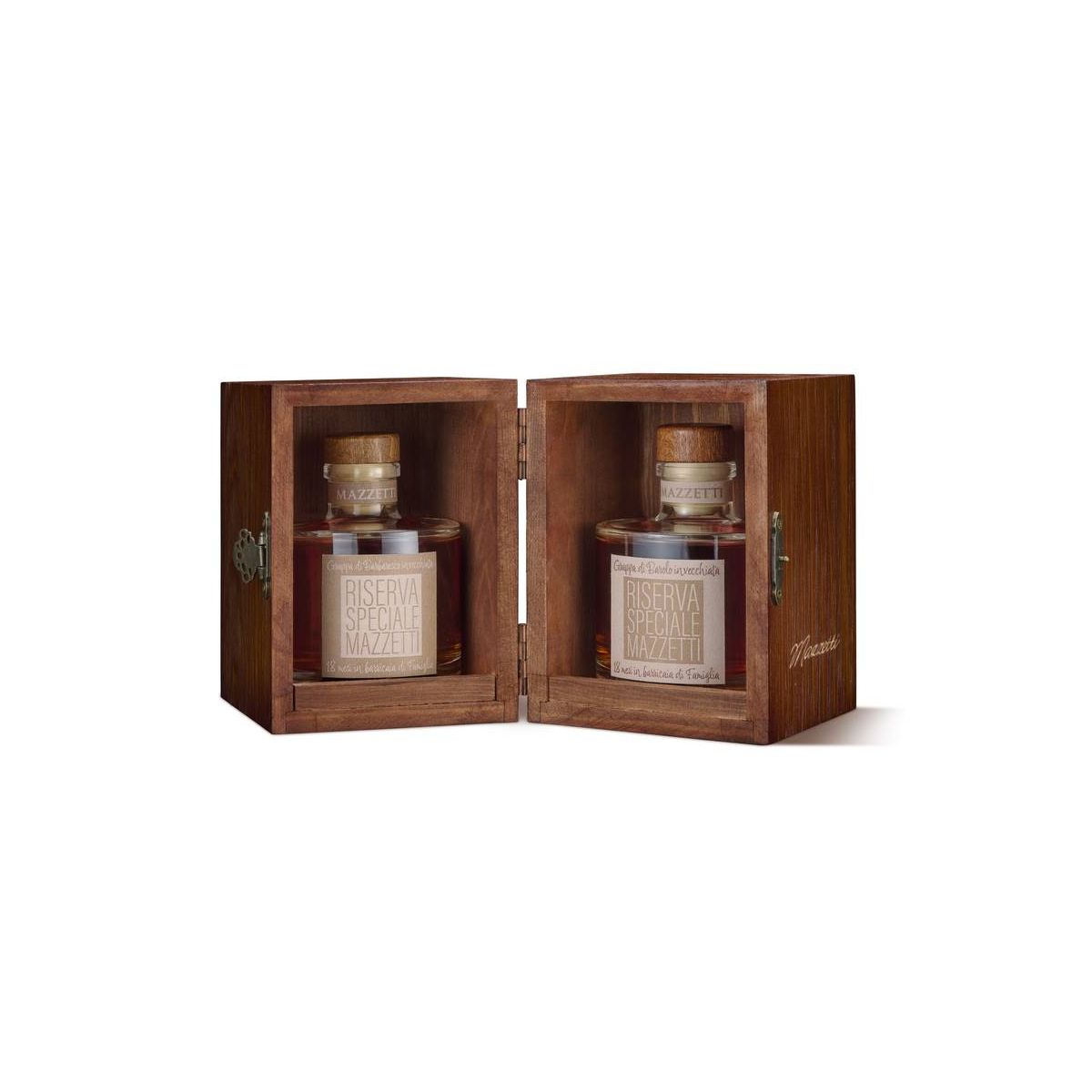 Mazzetti d'Altavilla - Grappa di Barolo e Barbaresco Riserva Riserve Speciali Mazzetti 2 bt da 0,20 lt. + Box Legno