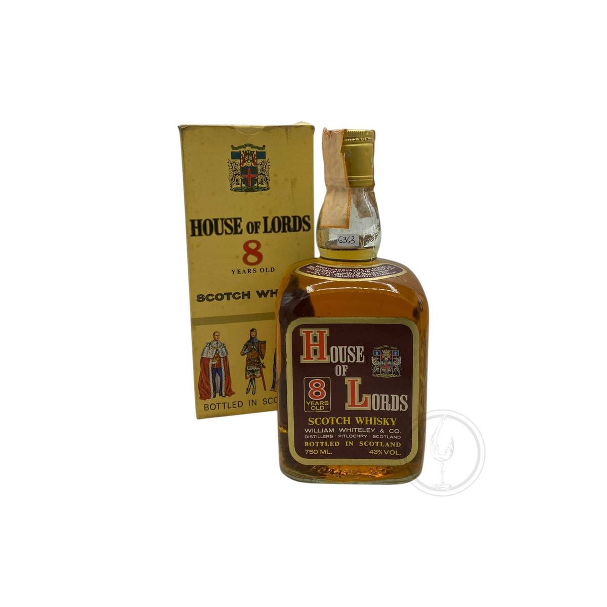 William Whiteley - Scotch Whisky House of Lords 8 y 0,75 lt. + Box SIS spa import - COD. 6343