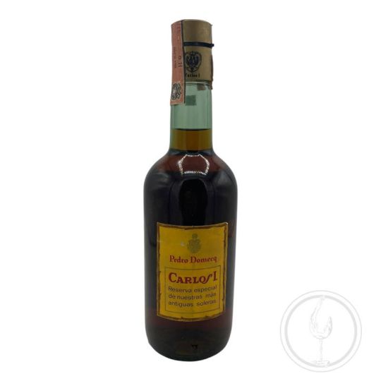 Vintage Bottle - Pedro Domecq Carlos I Brandy Solera Especial 0,75 lt. - COD. 6357