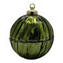 Iliadis Decoration - Porta Oggetti Pallina di Natale in vetro verde