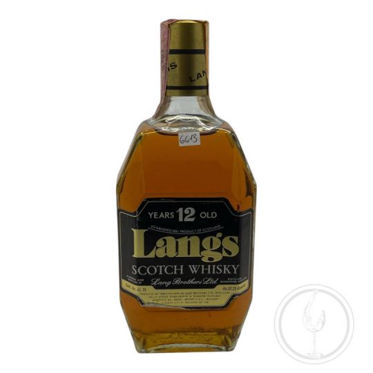 Lang Brothers - Scotch Whisky Langs 12 y 0,75 lt. Gnudi Import - COD. 6413