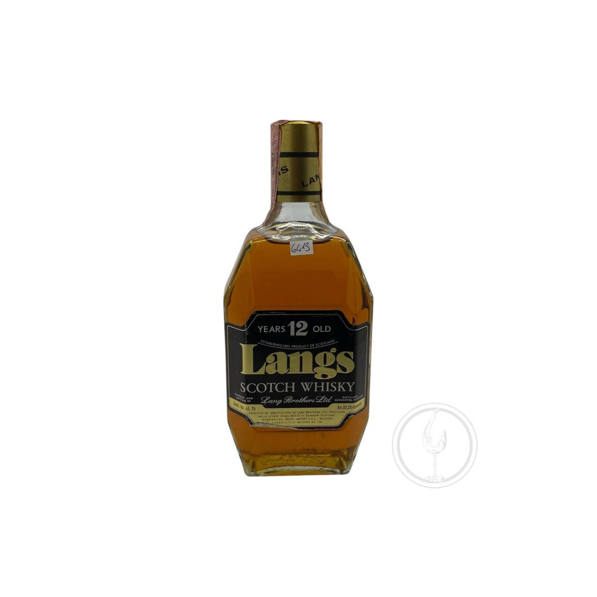 Lang Brothers - Scotch Whisky Langs 12 y 0,75 lt. Gnudi Import - COD. 6413