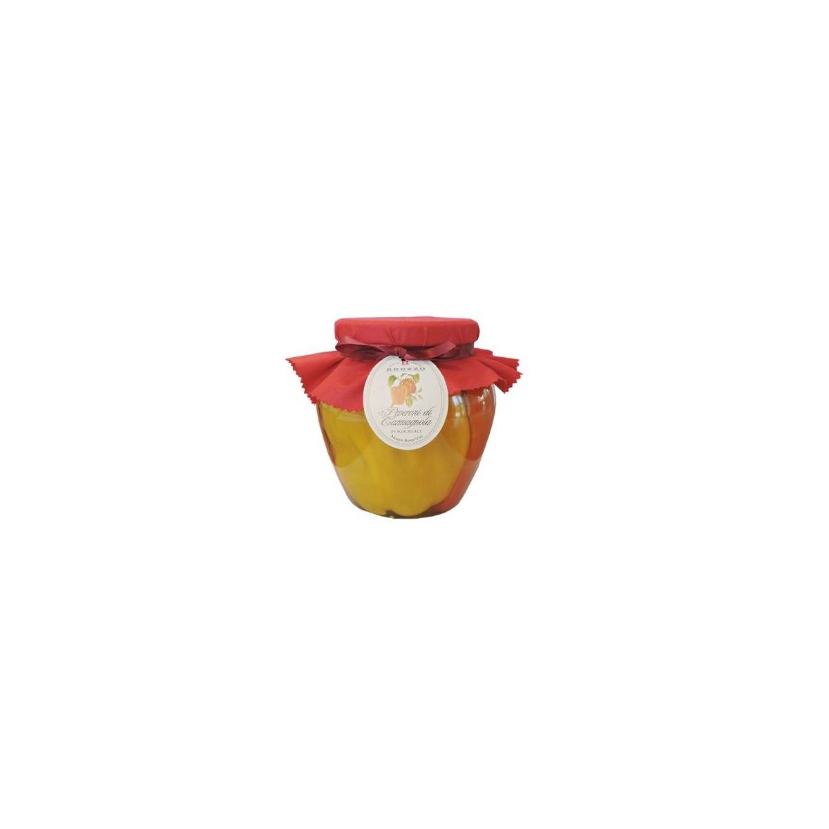 Brezzo - Peperoni di Carmagnola in Agrodolce Orcio 1,6 kg.